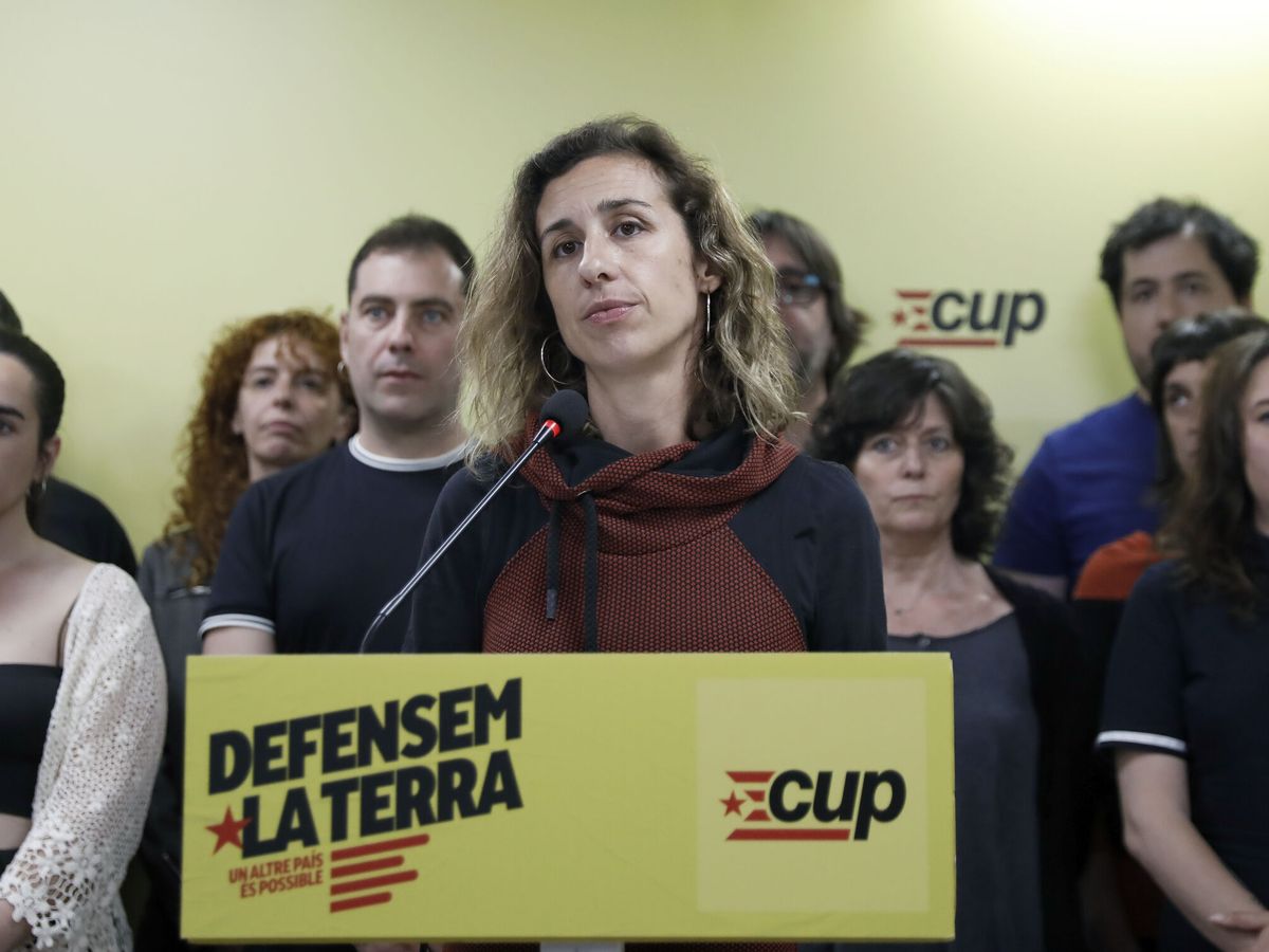 Foto: Laia Estrada, tras las elecciones del 12-M. (EFE/Andreu Dalmau)