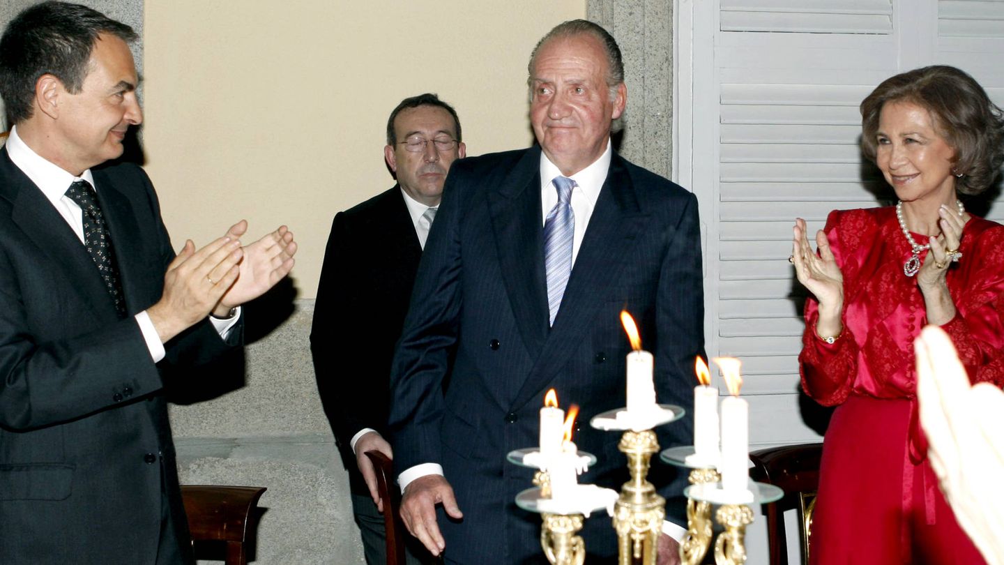Celebración del 70 cumpleaños de don Juan Carlos.


