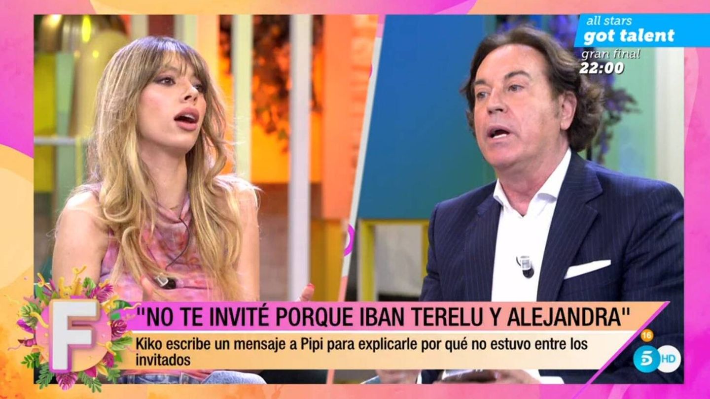 Alejandra Rubio y Pipi Estrada en 'Fiesta'. (Mediaset España)