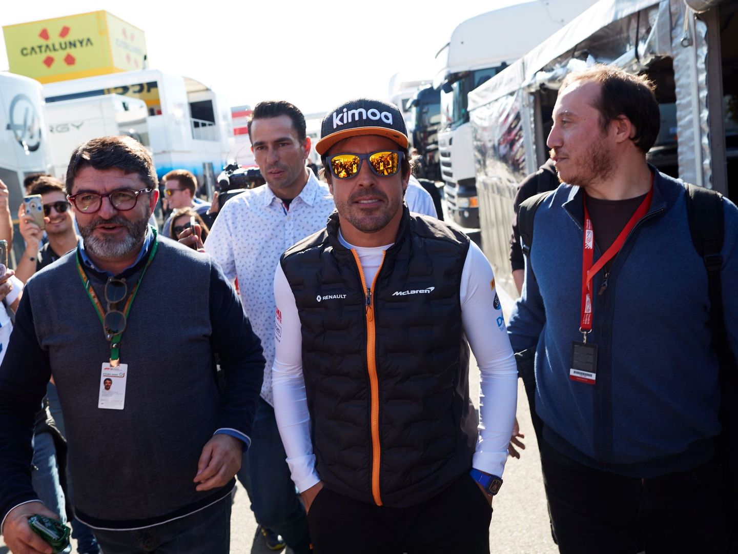 Alonso durante su 'vuelta' a la Fórmula 1. (EFE)