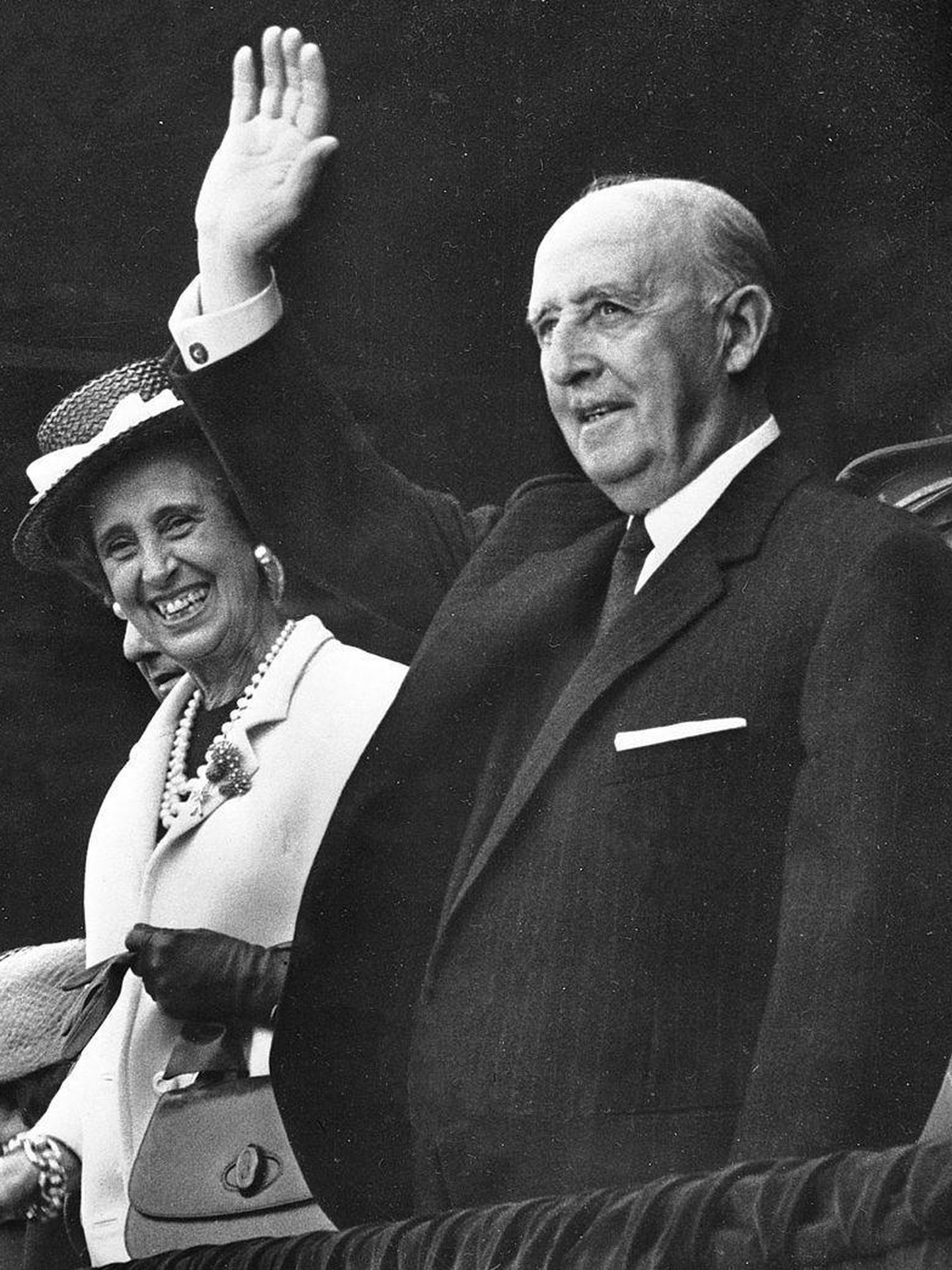 Francisco Franco y Carmen Polo.