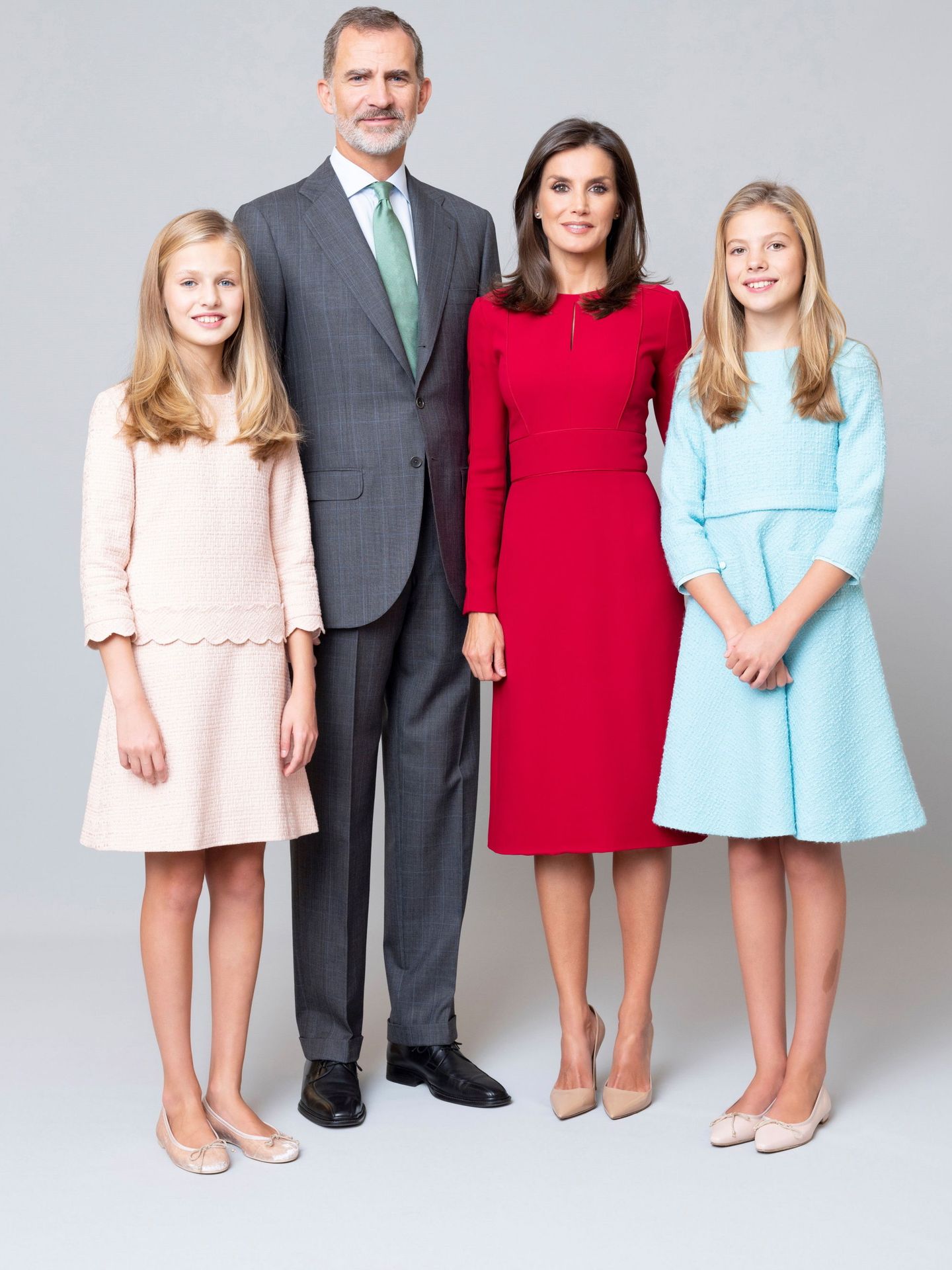 La foto oficial de la familia real. (EFE)