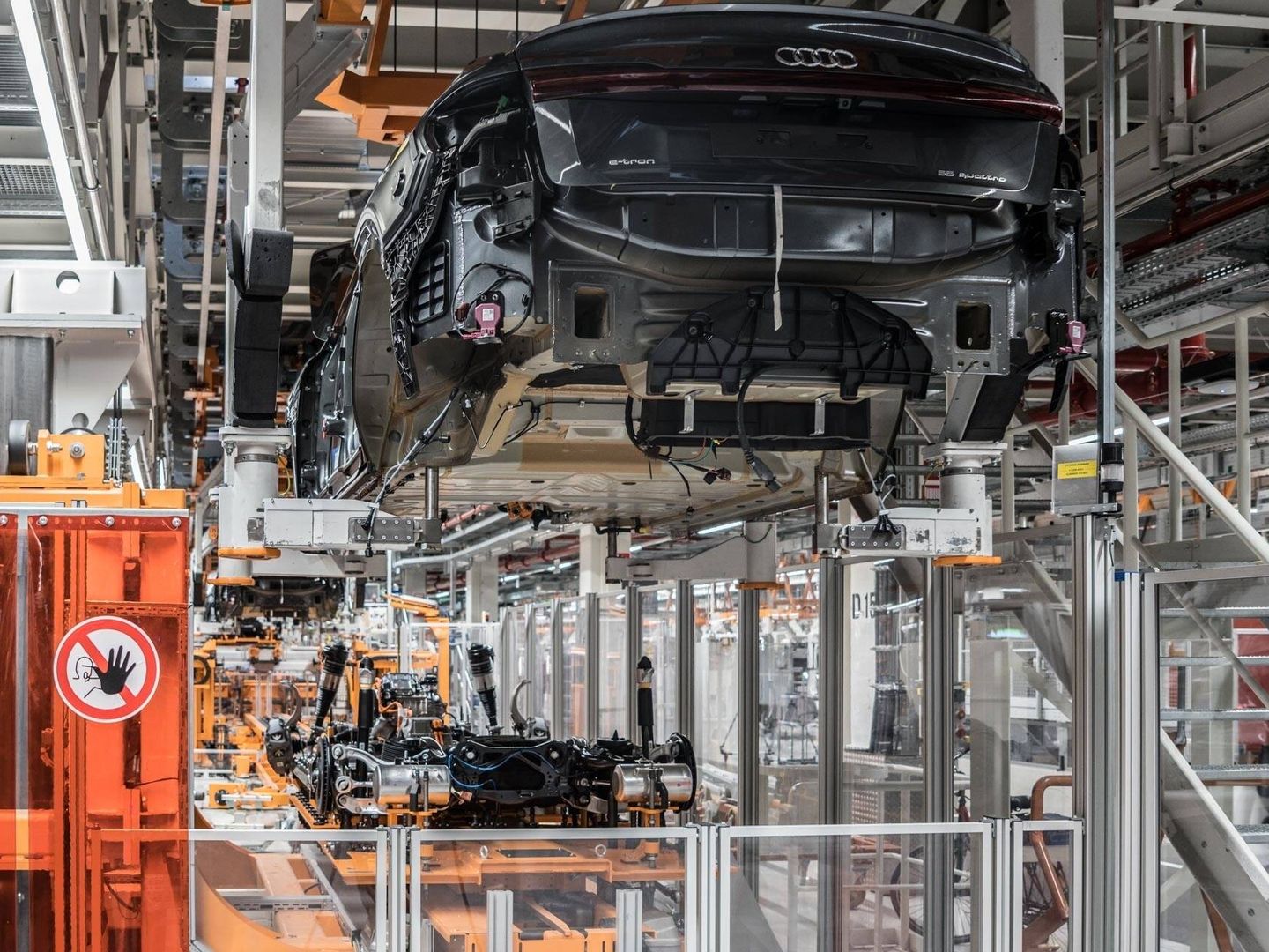 Tras cesar la producción del A1 en 2018, la planta se centró en los e-tron, los primeros eléctricos de Audi.