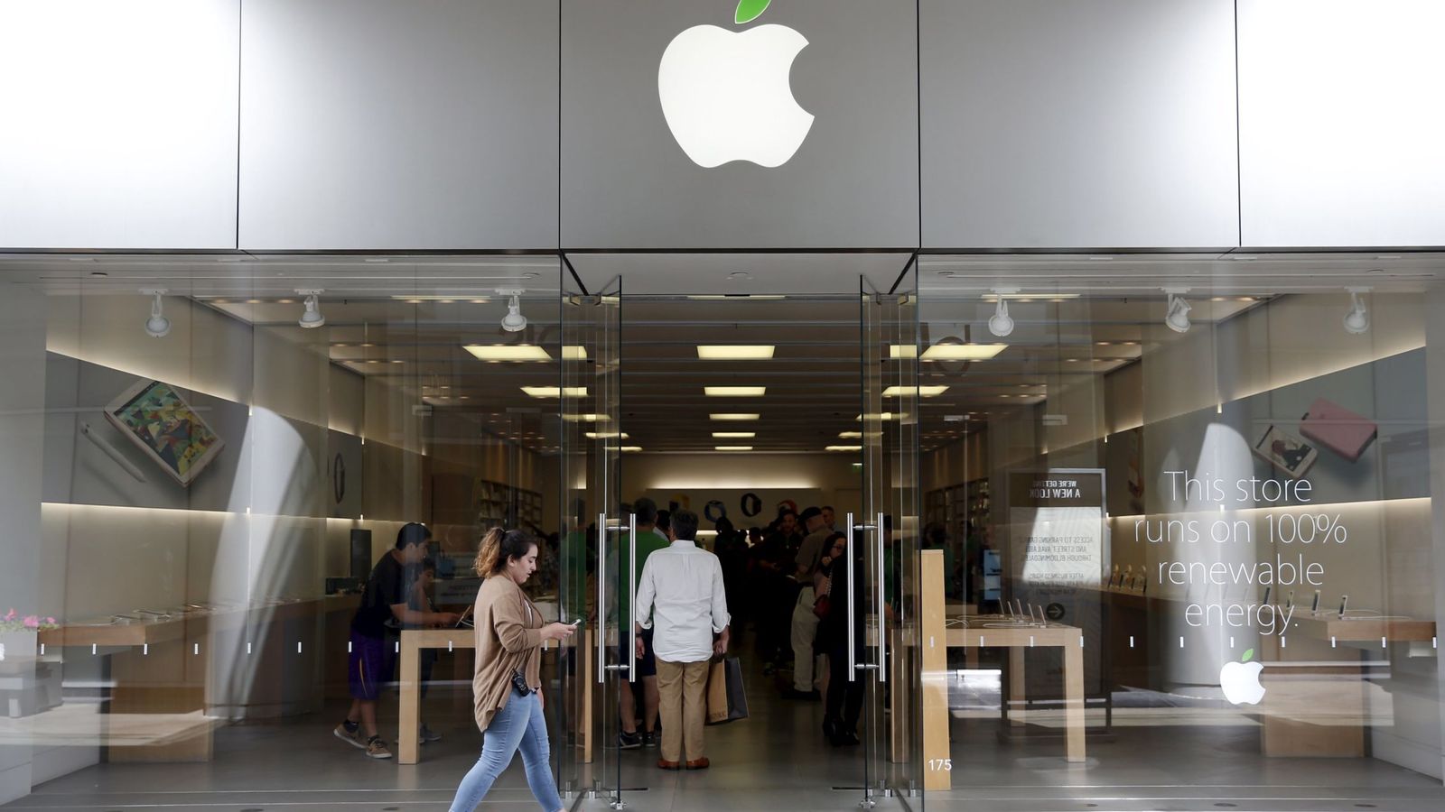 Foto: Tienda de Apple en Los Ángeles. (Reuters)