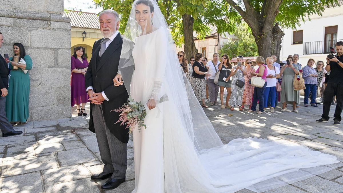 El vestido de novia de Carlota, la hija de Mayor Oreja, para su exclusiva boda en Madrid