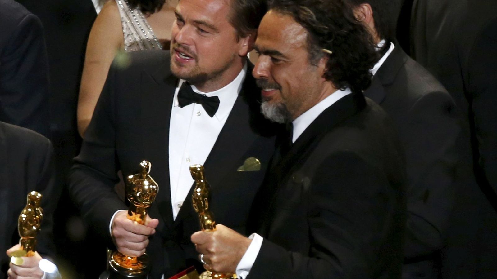 Foto: Leonardo Dicaprio y Alejandro Iñárritu han sido los dos grandes triunfadores de la noche de los Oscar