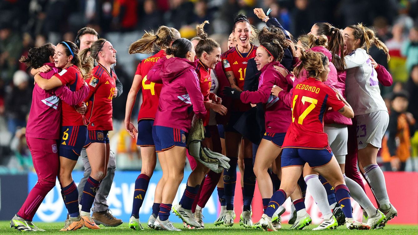 Foto: Semifinal del Mundial Femenino 2023: España gana a Suecia (2-1) y jugará la final (Efe / Aaron Gillions)
