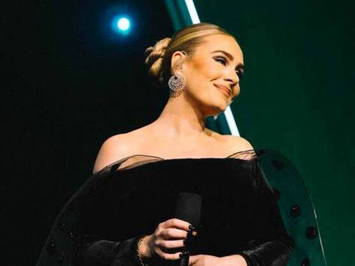 Foto:  Adele, durante un concierto en Las Vegas. (Instagram/@adele)