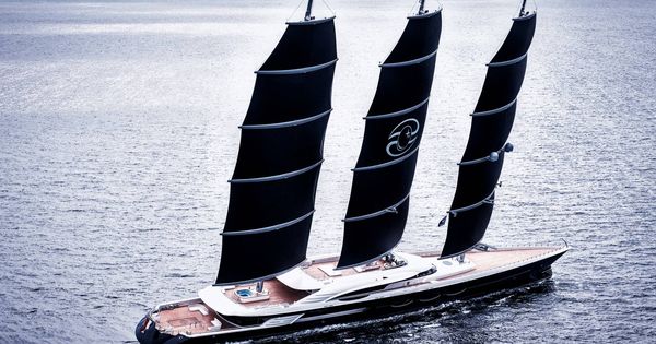 Foto: El Black Pearl, el velero privado más grande del mundo. (Oceanco)