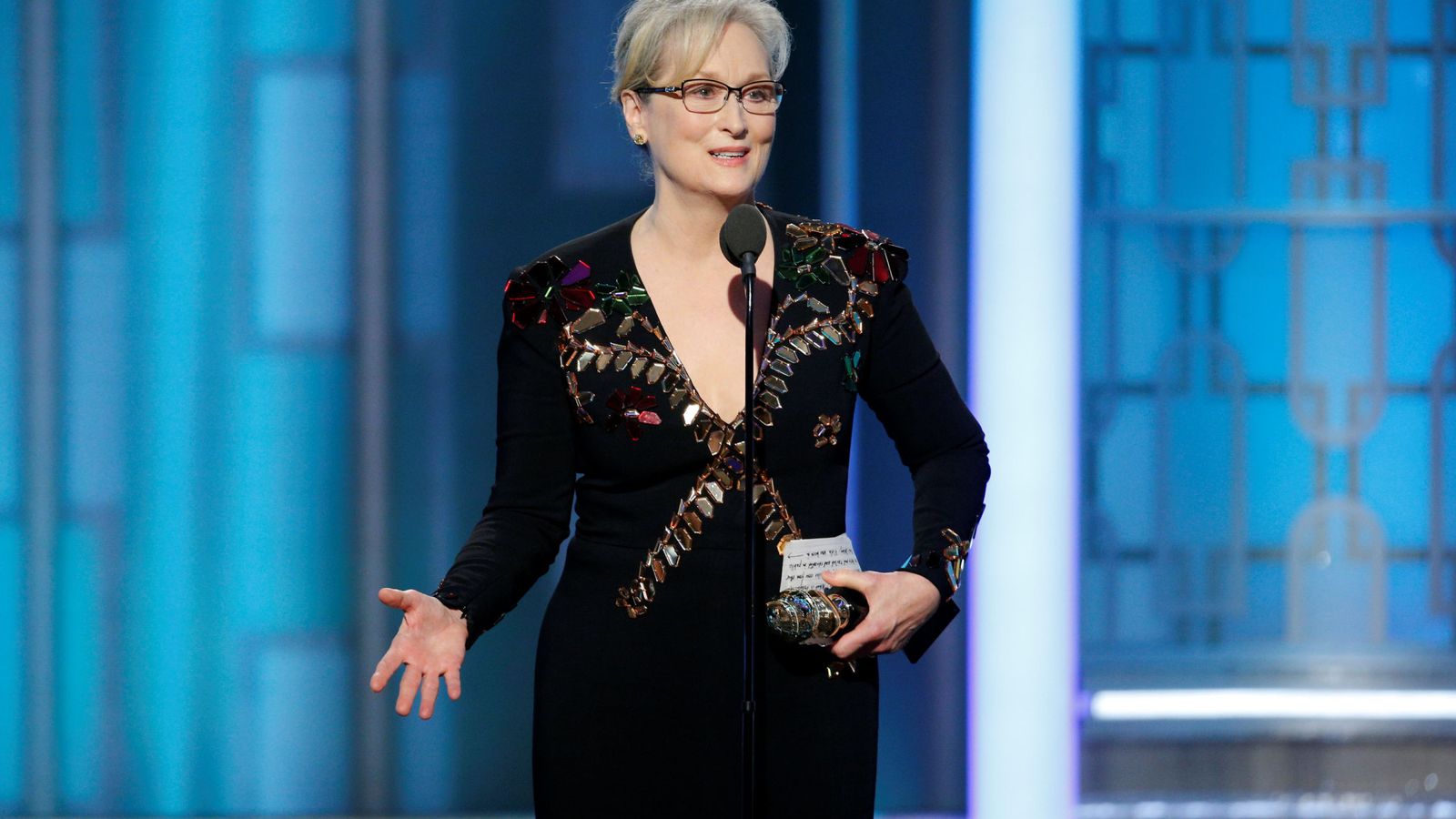 Foto: Meryl Streep lanza un dardo a Donald Trump. (Reuters)