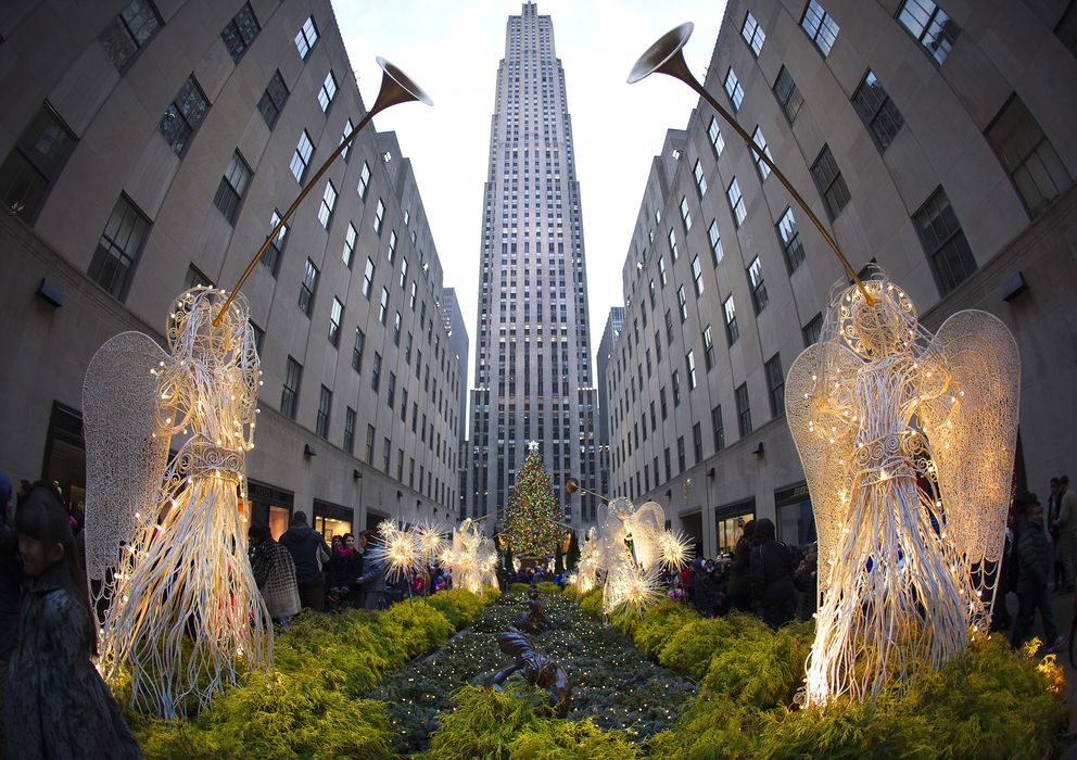 Foto: Una imagen del Rockefeller Center, sede de la delegación neoyorquina, la pasada Navidad. (Reuters)