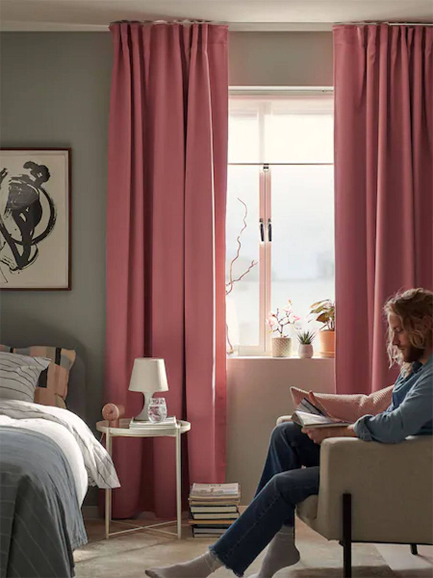 Las cortinas también son uno de los elementos más útiles a la hora de adaptar nuestra casa a las altas temperaturas. (Ikea/Cortesía)