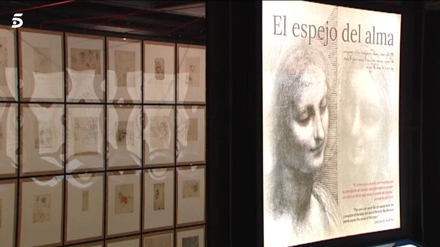 Imágenes de la exposición sobre Leonardo da Vinci. (Mediaset)