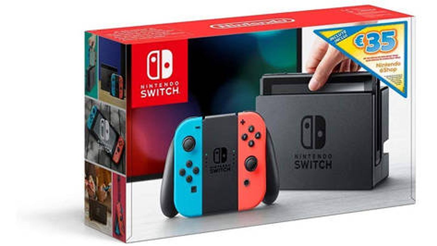 Nintendo Switch - Consola   Bono 35€ eShop (código de descarga)