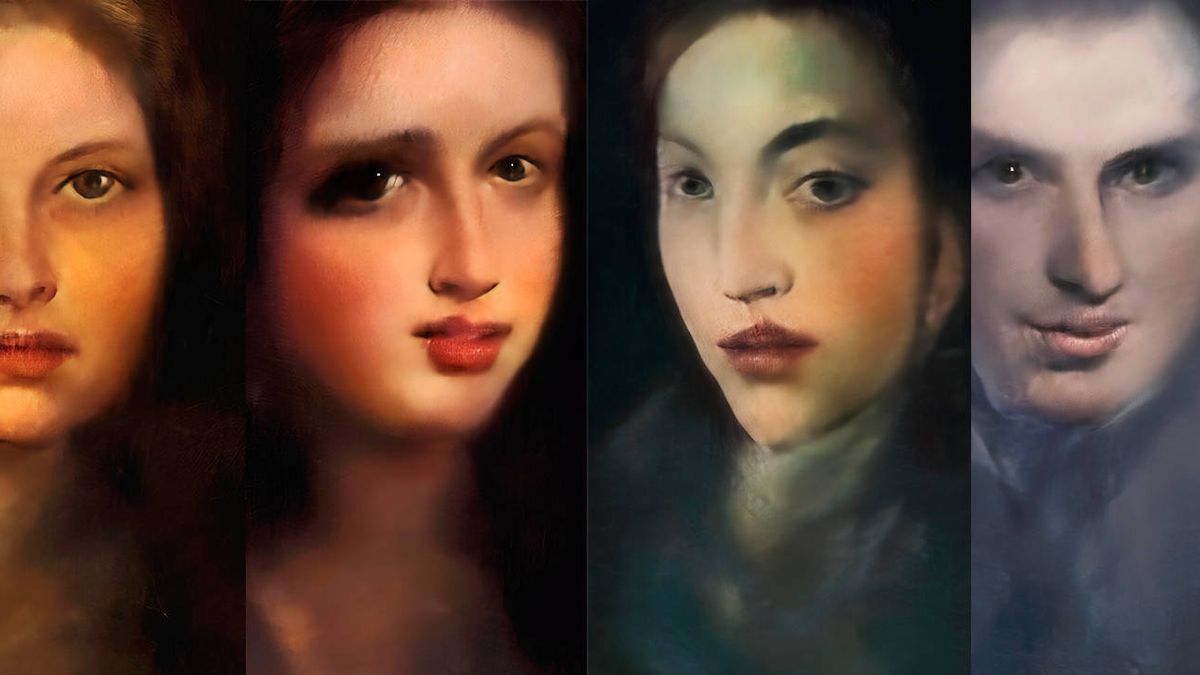 El algoritmo entrenado con porno y clásicos que pinta fascinantes retratos en directo