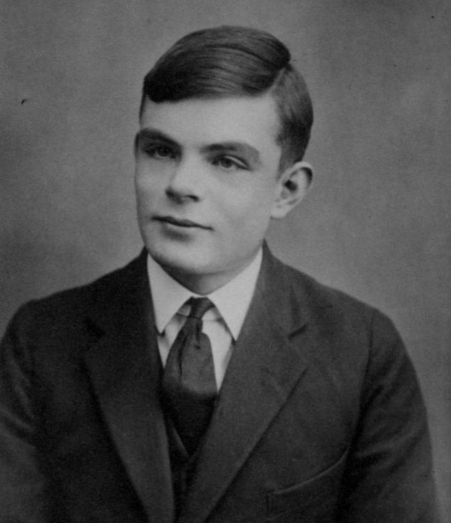 Retrato de Alan Turing, con 16 años. (Wikipedia)