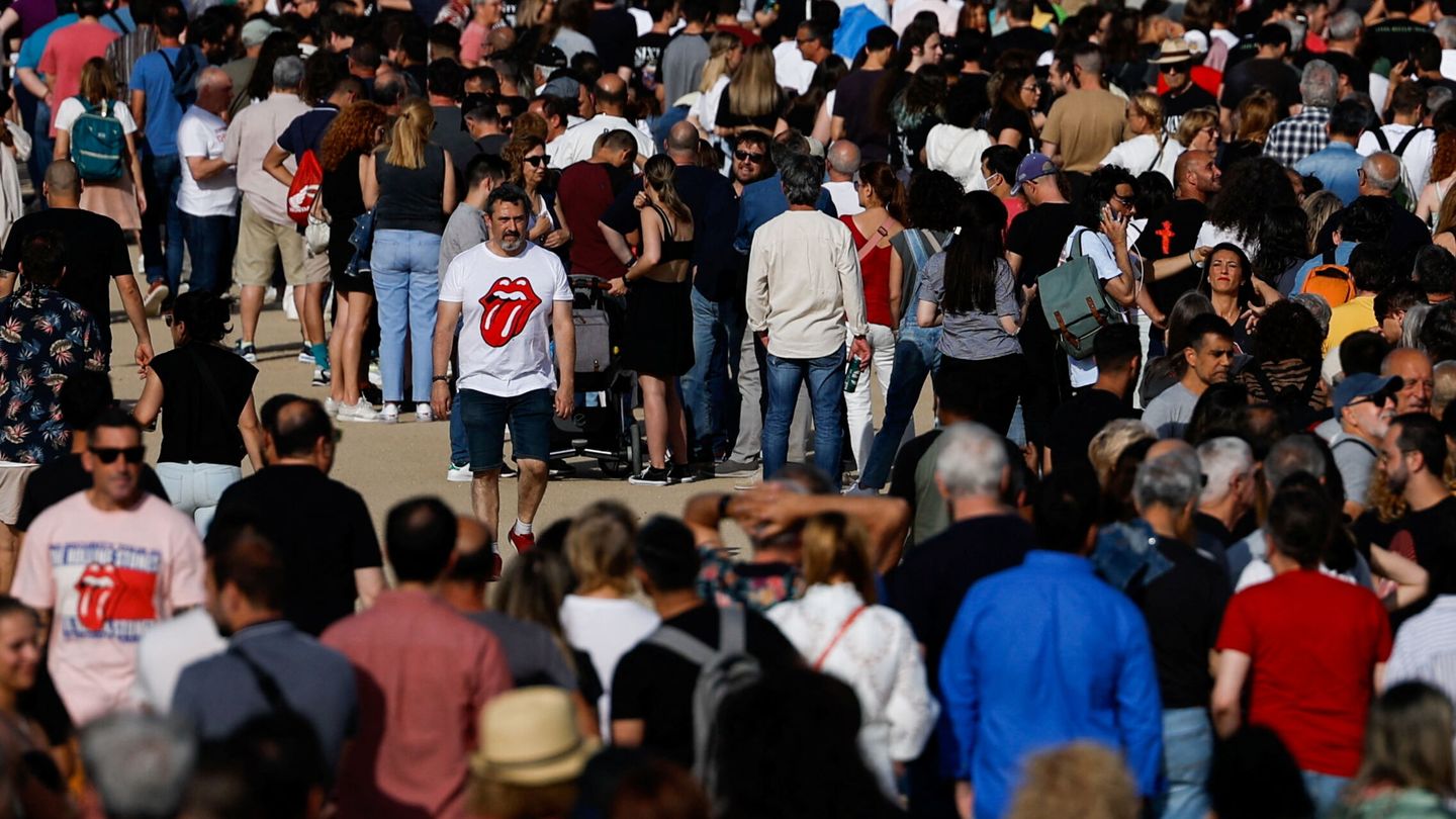 La entrada del concierto de The Rolling Stones en el Wanda Metropolitano, uno de los conciertos del año. (Reuters/Susana Vera)
