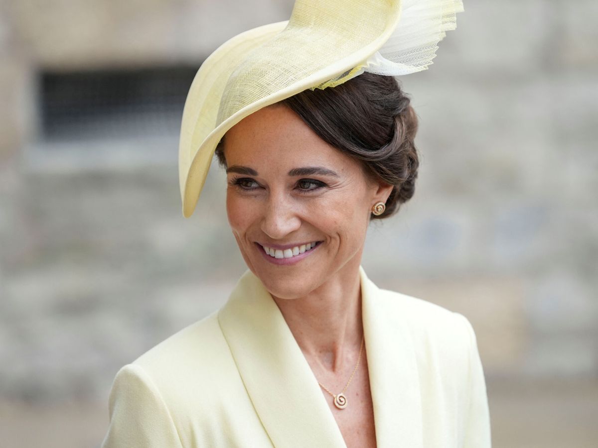 Foto: Pippa Middleton, en la coronación de Carlos III. (Reuters)