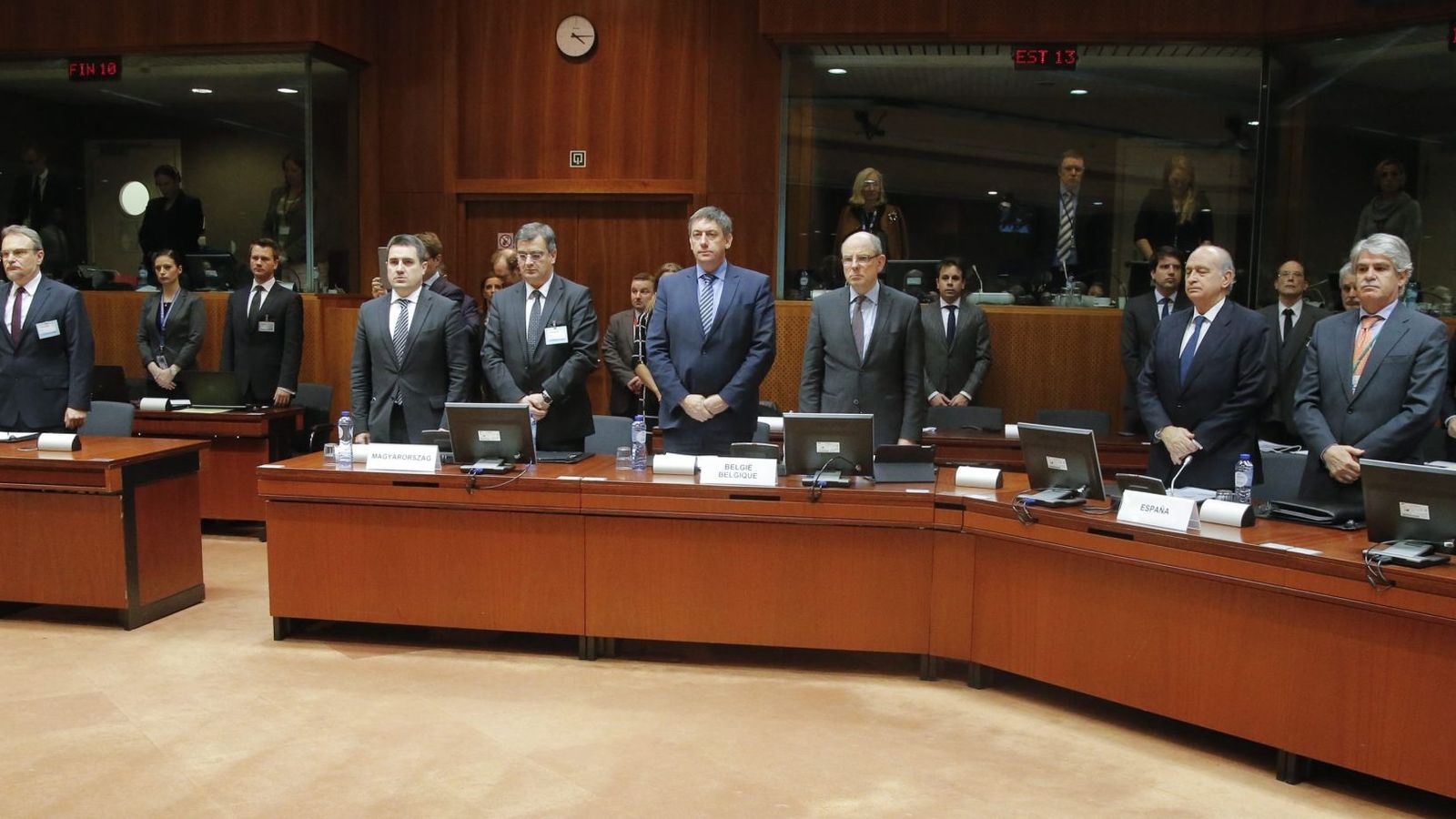 Foto: Reunión extraordinaria de los ministros del Interior en el Consejo de Europeo (Efe).