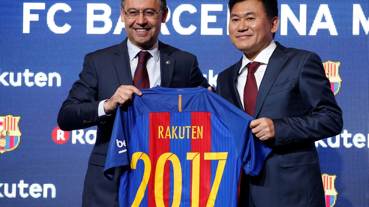 El Barcelona anuncia que Rakuten es su nuevo patrocinador principal