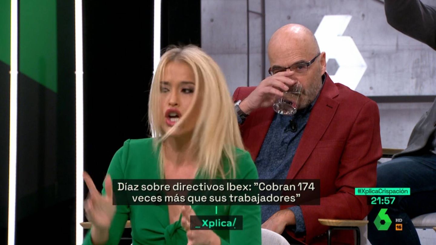 Afra Blanco estalla contra Javier Díaz-Giménez en 'La Sexta Xplica'. (Atresmedia)
