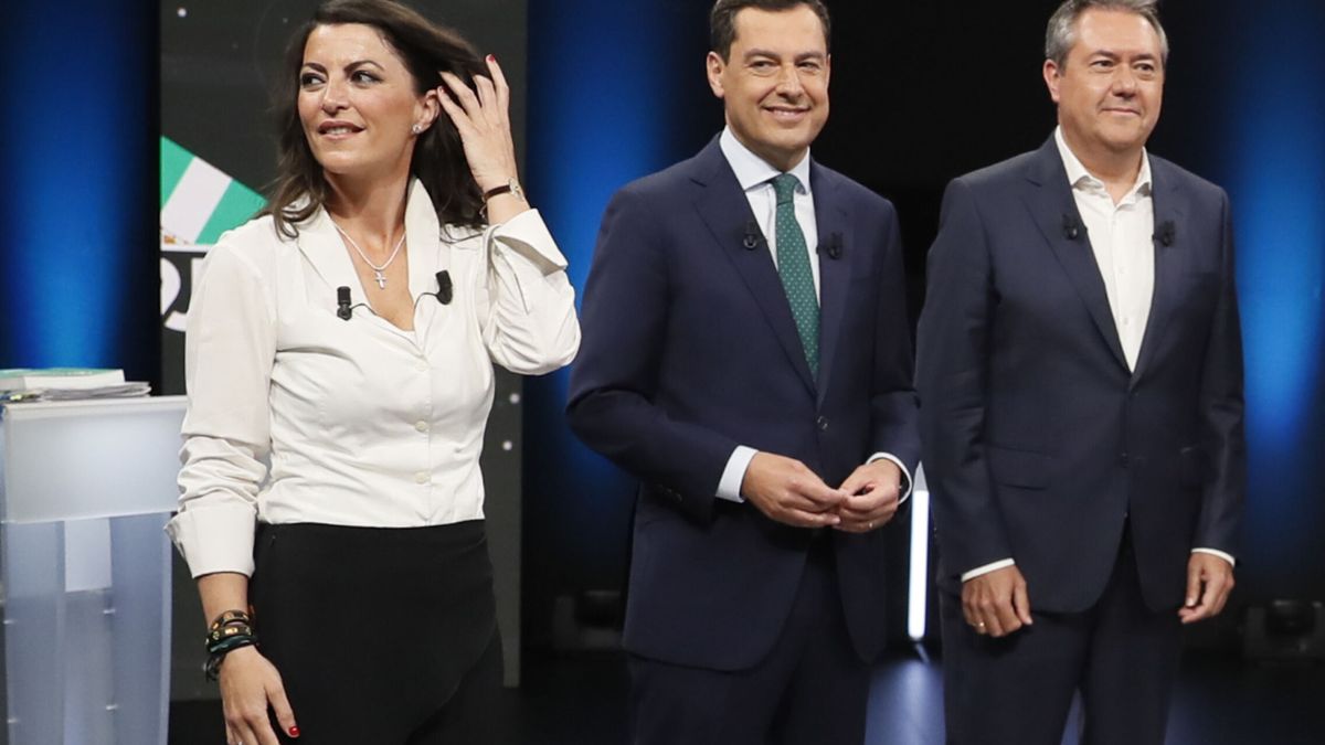 Elecciones en Andalucía | Espadas se hace un harakiri y Olona se cae del caballo en el primer debate electoral
