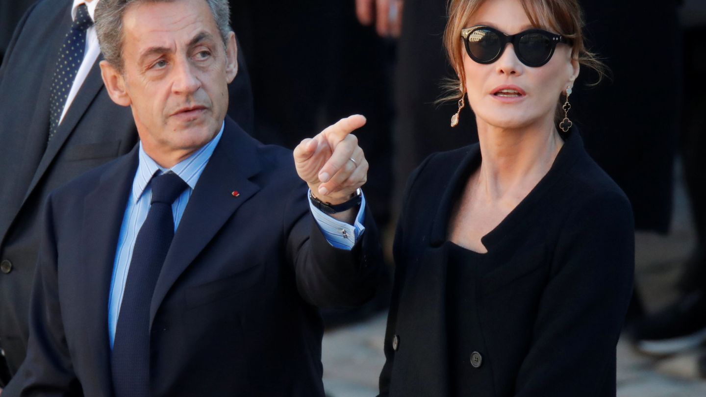 Carla Bruni y Nicolas Sarkozy. (Reuters)