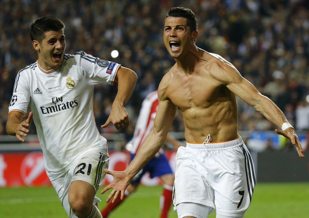 Foto: Cristiano Ronaldo corre desatado tras conseguir el cuarto gol del Real Madrid en la final de Champions. (Reuters)