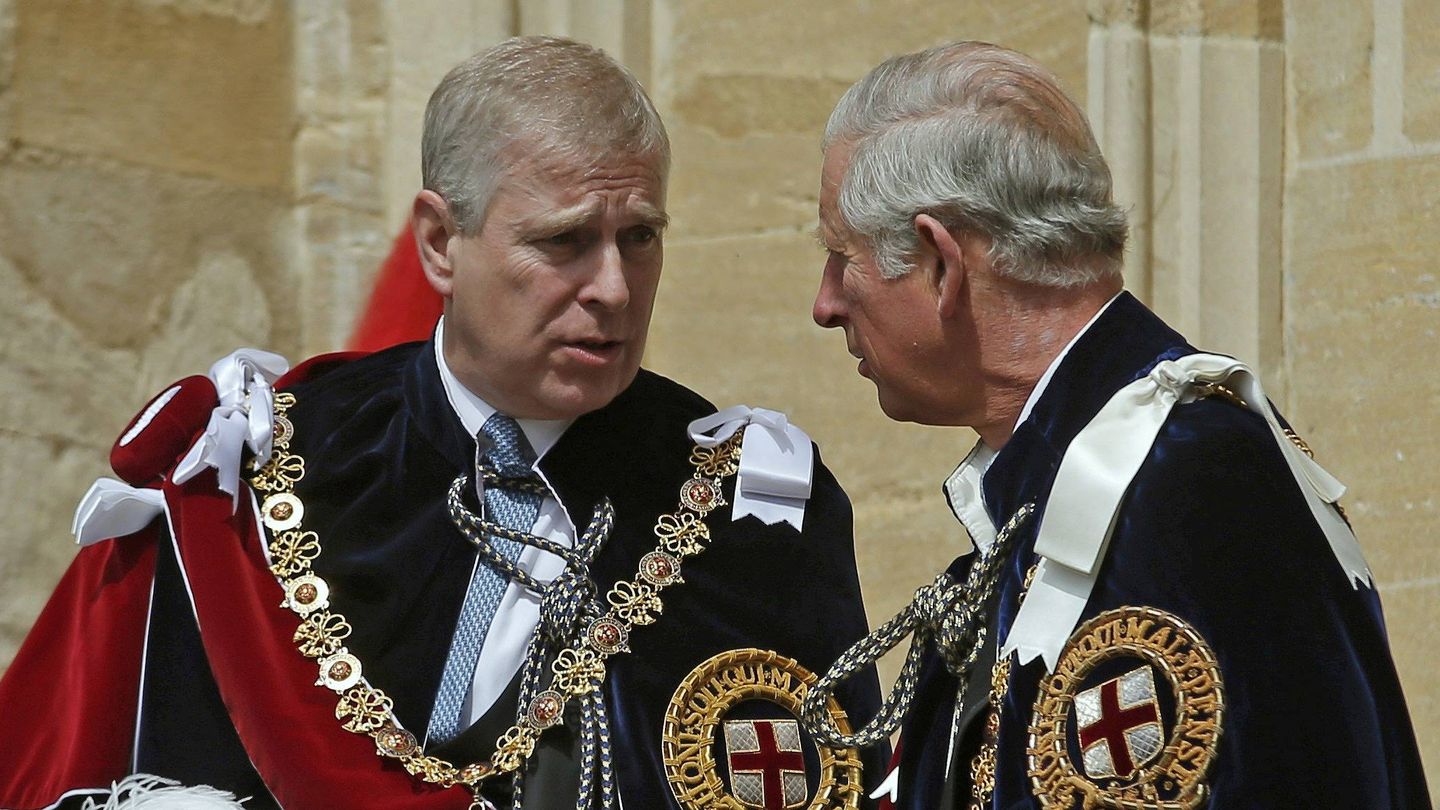 El duque de York y el príncipe de Gales en una imagen de archivo. (Peter Nicholls / WPA Pool /Getty Images)