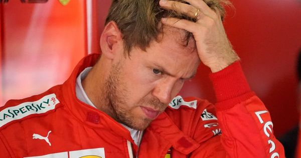 Foto: Sebastian Vettel acabó hundido tras la clasificación. (EFE)