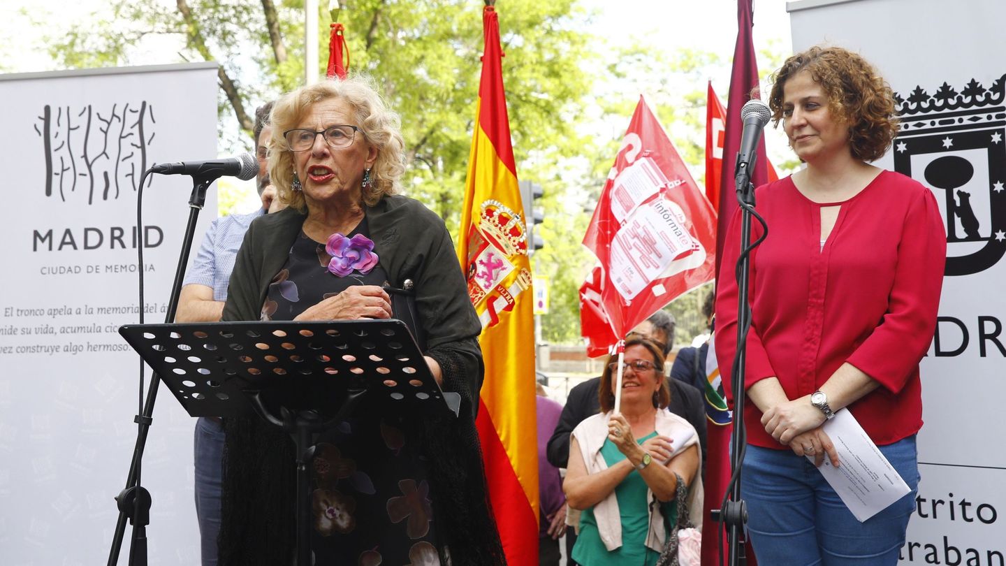 La alcaldesa de Madrid, Manuela Carmena, durante un evento esta semana. (EFE)