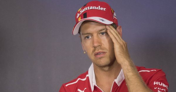 Foto: Sebastian Vettel en la rueda de prensa de este jueves. (EFE)