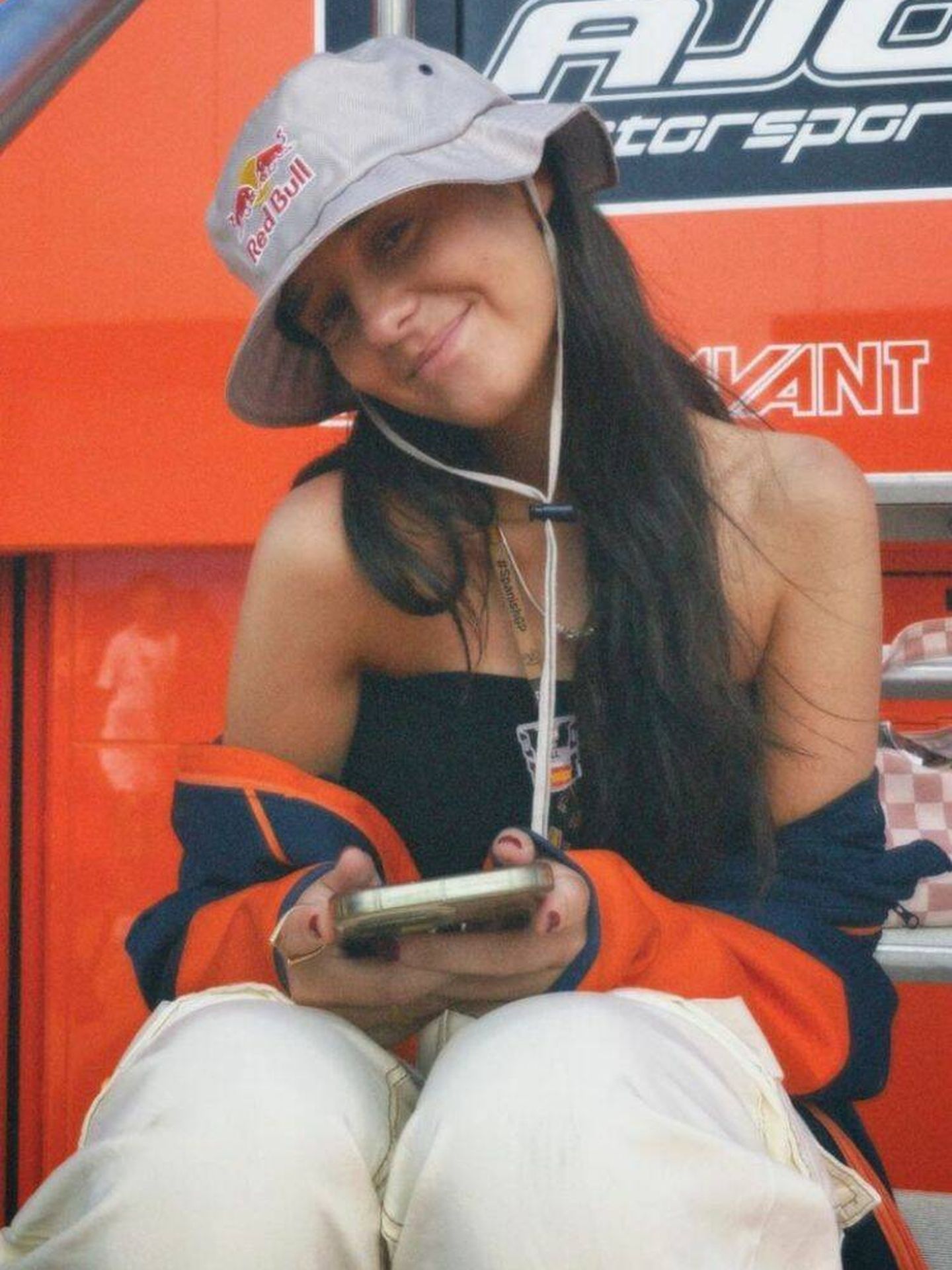 Victoria Federica, en Jerez en el Premio de MotoGP. (Instagram @vicmabor)