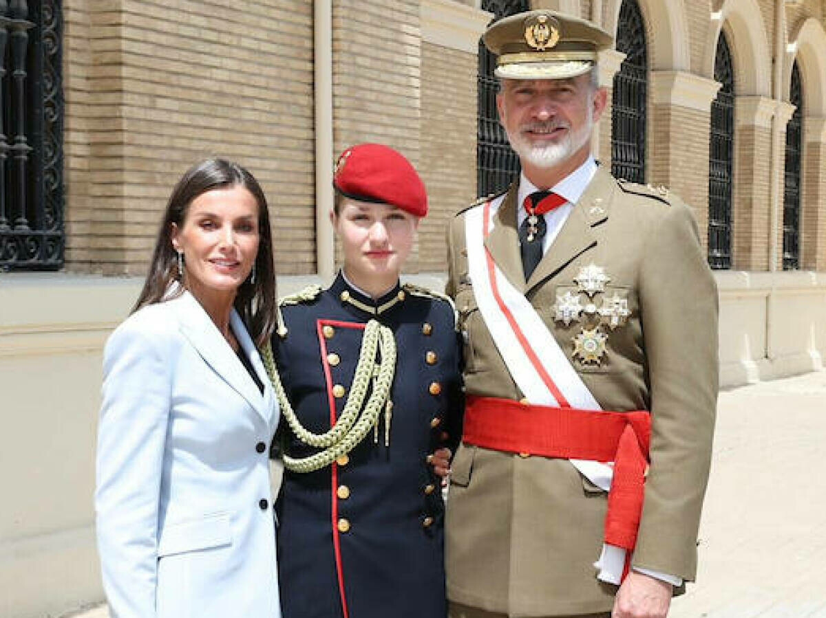Foto de Así ha sido el reencuentro privado entre la princesa Leonor y sus padres, Felipe VI y Letizia