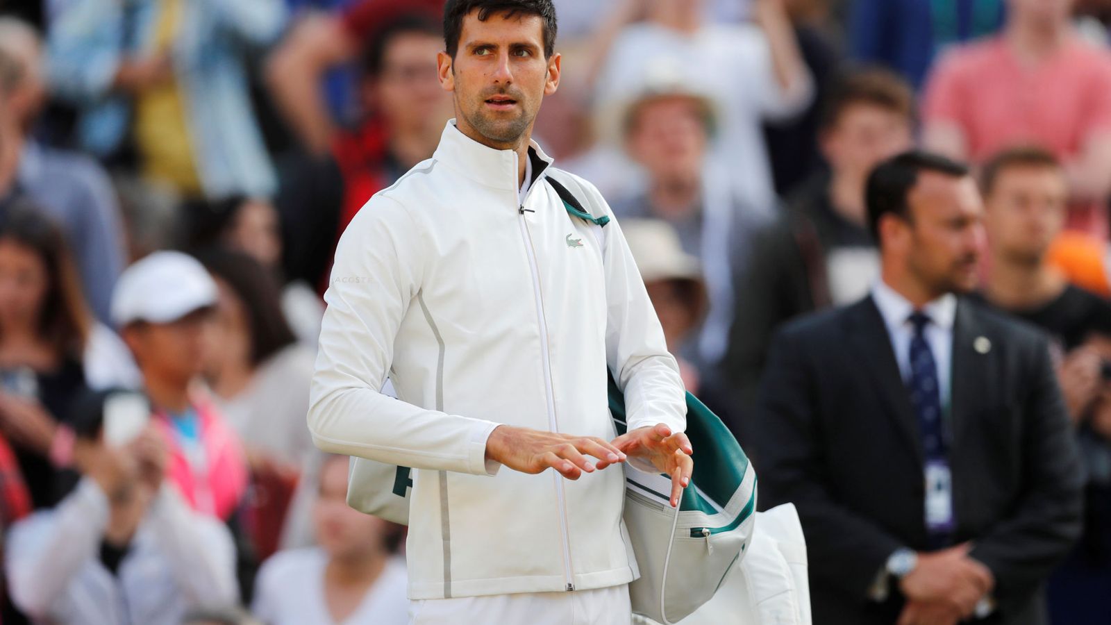 Foto: En Wimbledon, Novak Djokovic tuvo que retirarse en los cuartos de final. (Reuters)