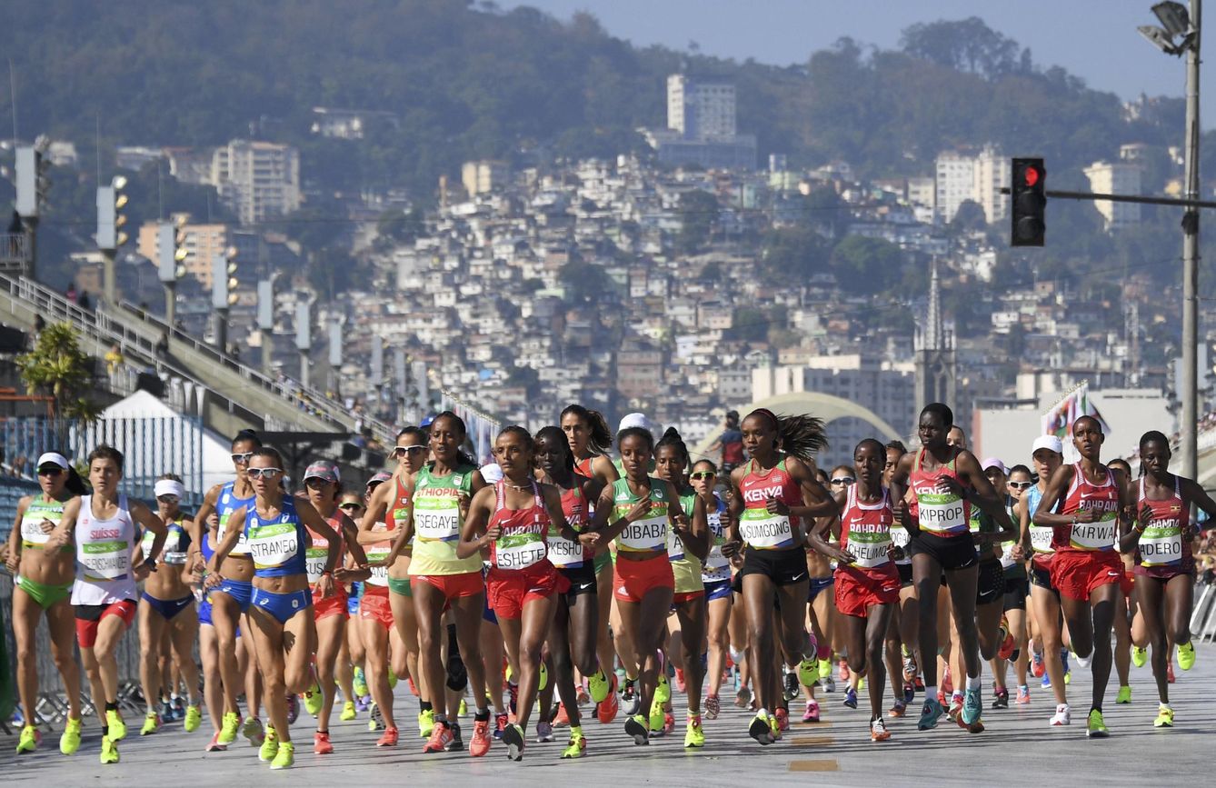 Maratón femenino de los Juegos Olímpicos de Río de Janeiro 2016. (Reuters)