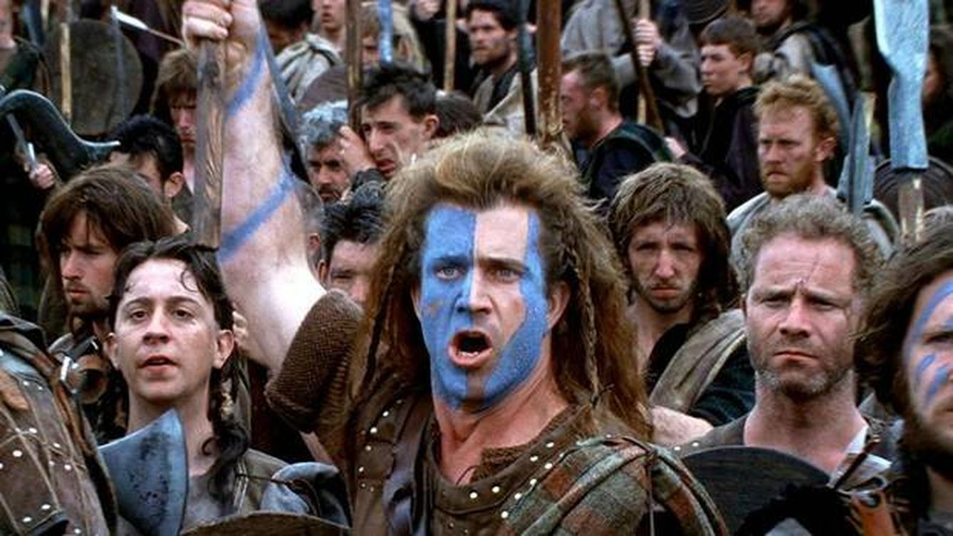 Foto: Mel Gibson en un fotograma de la película 'Braveheart'.