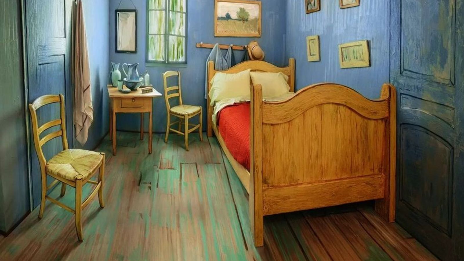 Foto: Esta es la habitación donde sentirse como Van Gogh es posible por 9 euros (AirBnB/Art Institute of Chicago)