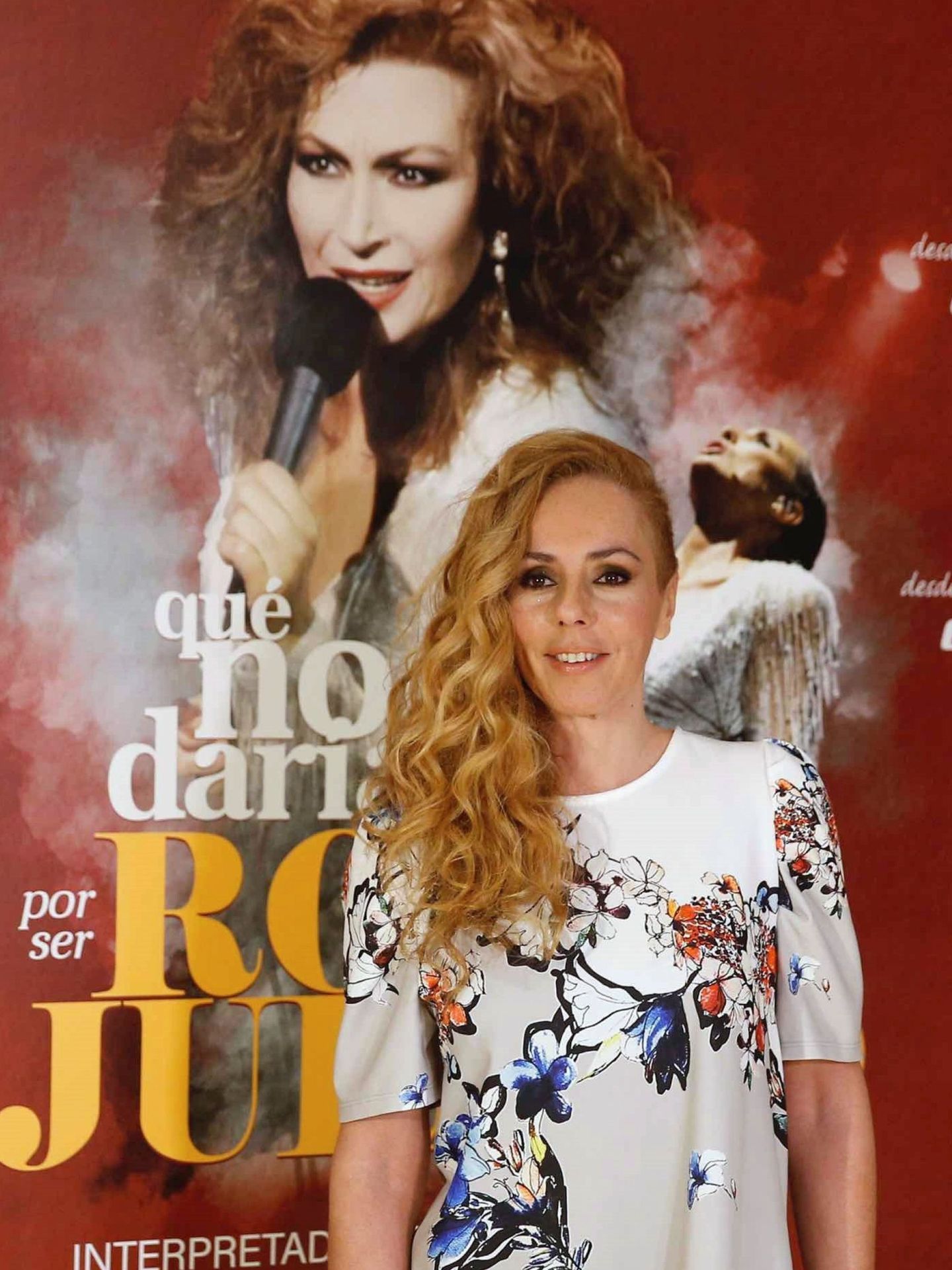 Rocío Carrasco, durante la presentación del musical 'Qué no daría yo por ser Rocío Jurado'. (EFE)