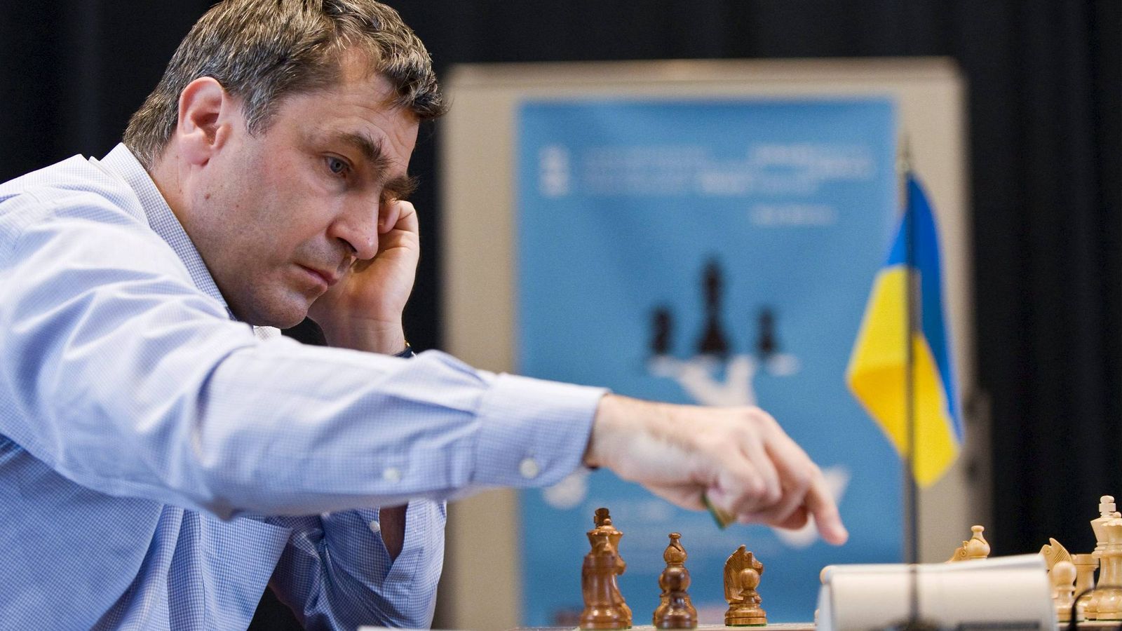 Foto: Vassily Ivanchuk, durante una partida. (EFE)