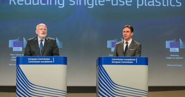 Foto: La UE anuncia una propuesta para reducir el consumo de plástico. (EFE)