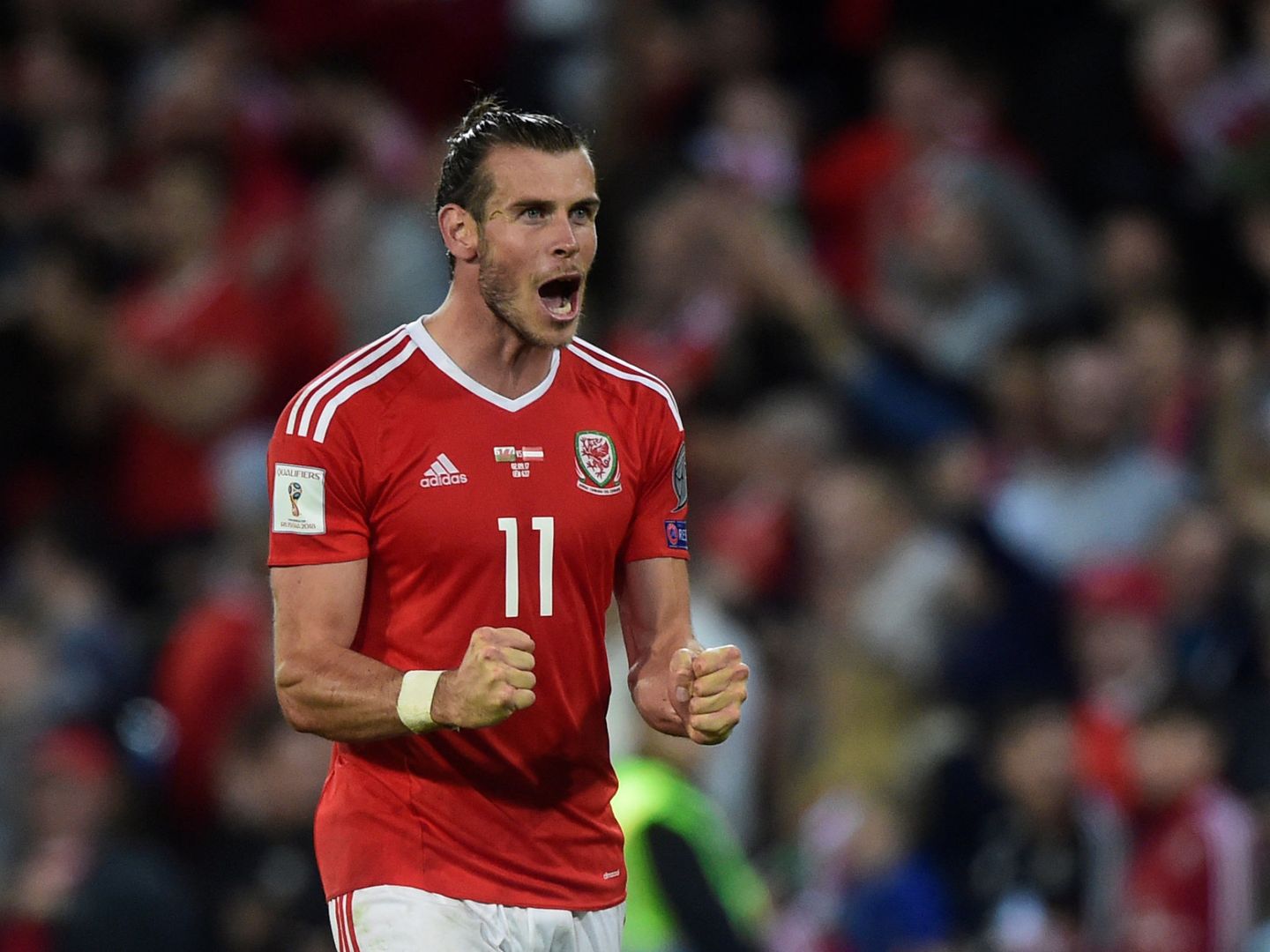 Gareth Bale celebra un gol con la selección de Gales | Reuters