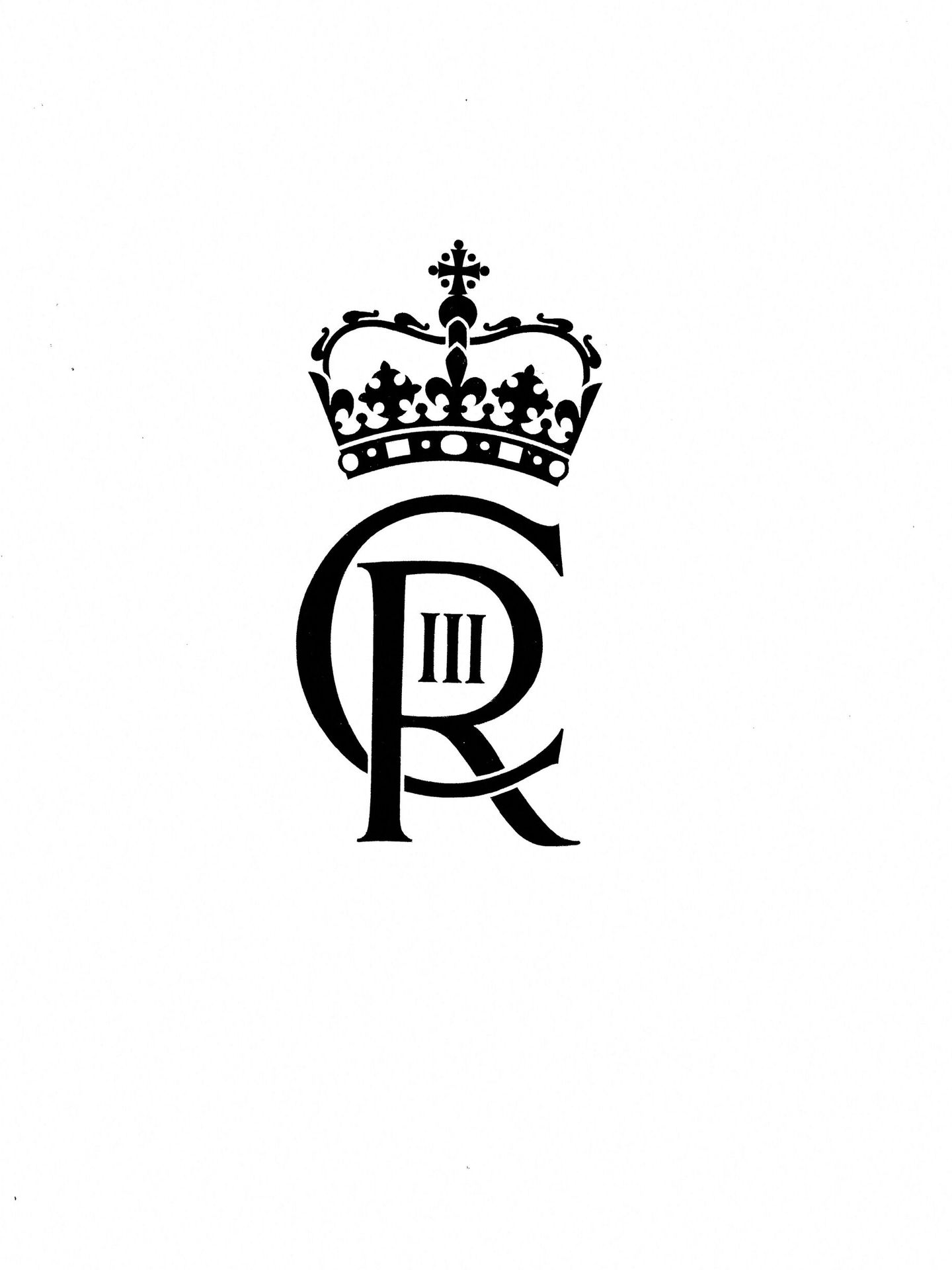 Buckingham Palace revela el monograma del rey Carlos III. Con la corona escocesa. (Reuters/Buckingham Palace)