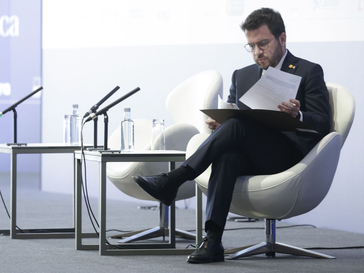 Foto: El presidente de la Generalitat, Pere Aragonès. (EFE/García)