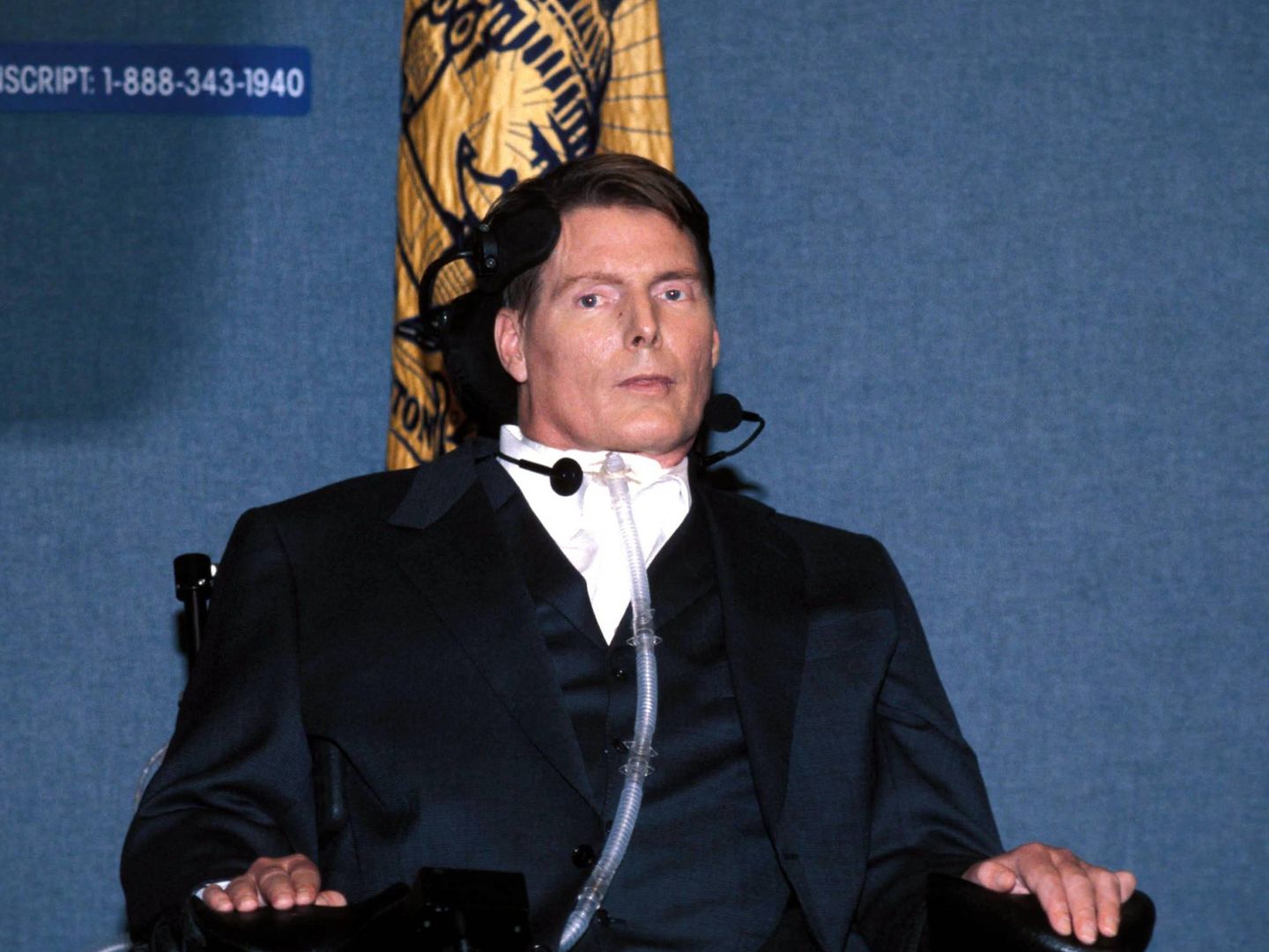 Christopher Reeve en silla de ruedas. (Cordon Press)