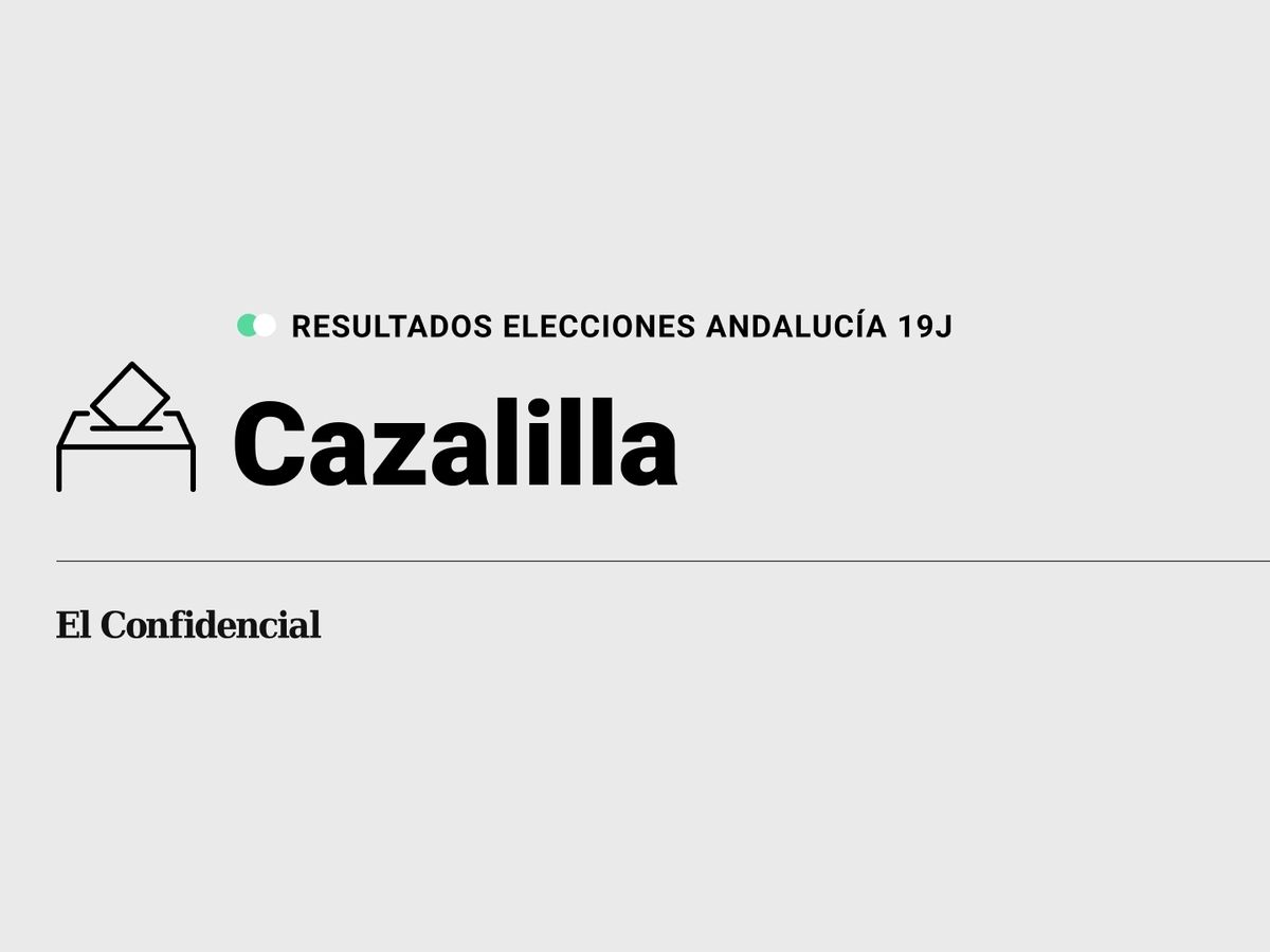 Foto: Resultados en Cazalilla, Jaén, de las elecciones de Andalucía 2022 este 19-J (C.C./Diseño EC)