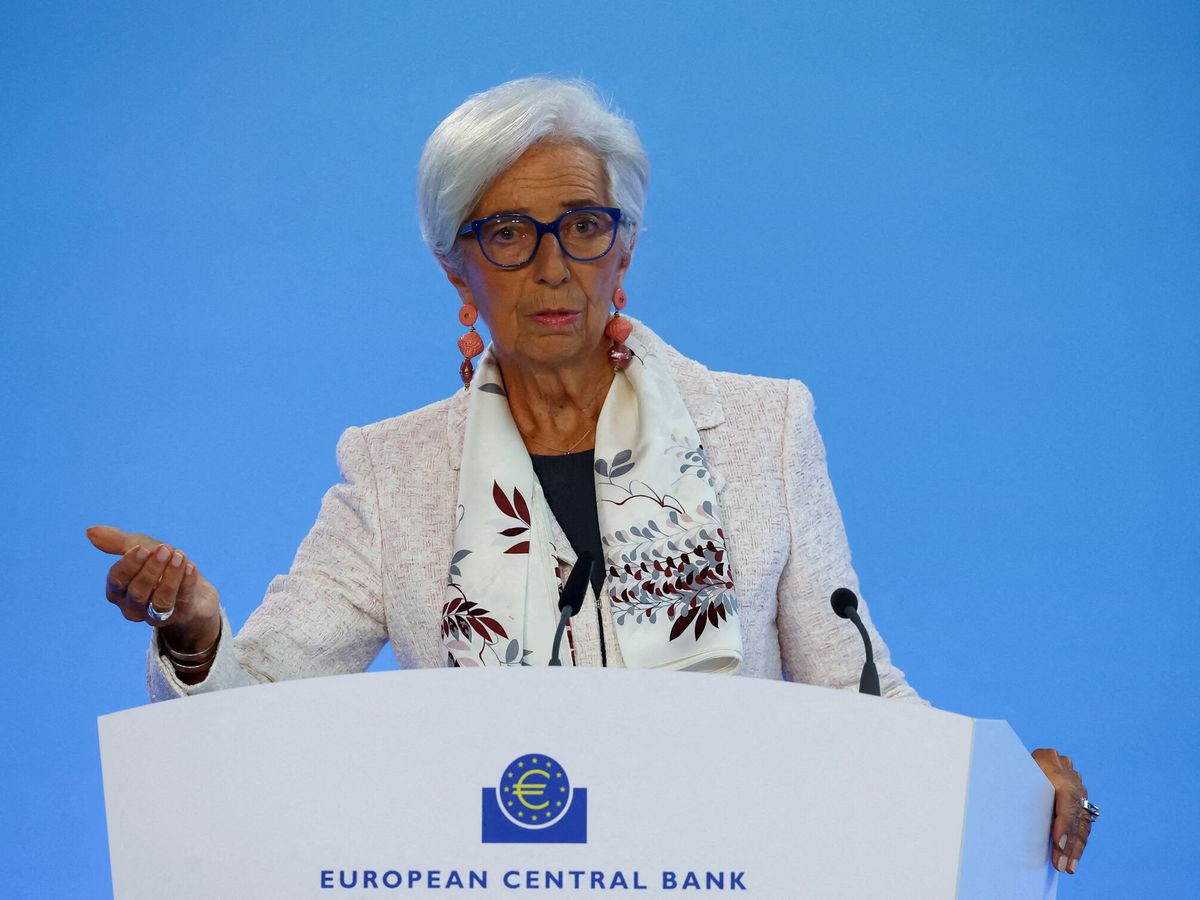 Foto: Christine Lagarde, presidenta del BCE. (Reuters/Pfaffenbach)