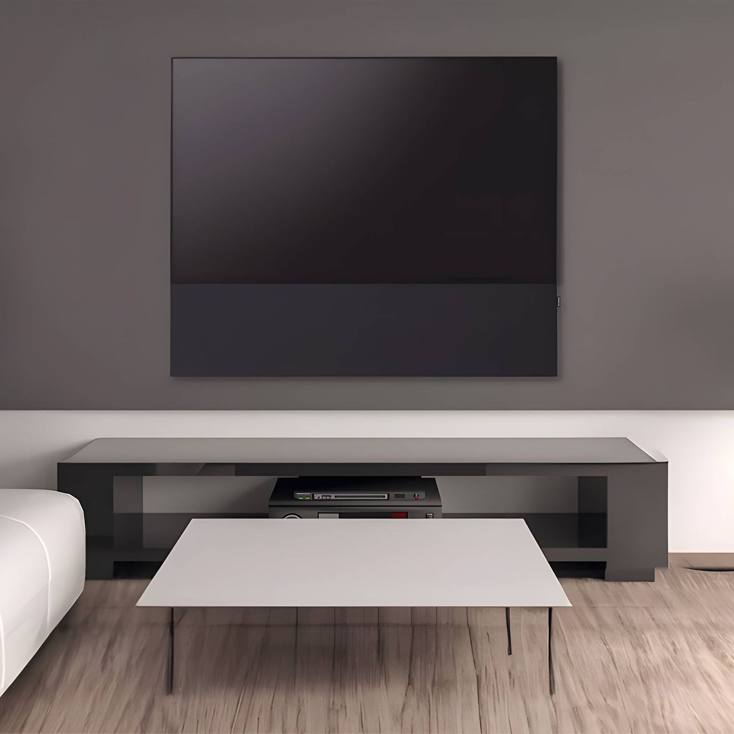 El Altavoz HiFi Canvas se integra en la parte inferior de cualquier televisión proporcionando un look conjunto más sofisticado. (Cortesía)