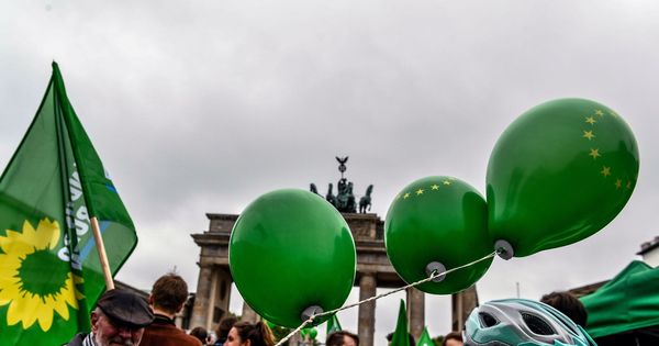 Foto: Evento del partido verde alemán para elecciones europeas