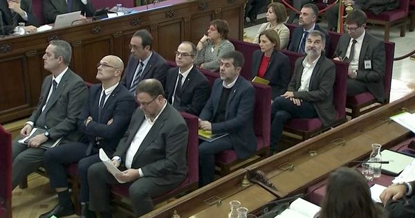Foto: Los políticos catalanes procesados por el Tribunal Supremo. (Reuters)
